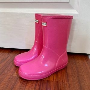 Hunter Kids First Starcloud Glitter boots